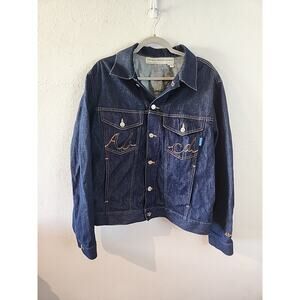 ABC Advisory Board Crystals Jean Jacket Men’s Size XL RARE Piece California